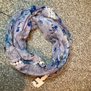 Sonoma Blue and Purple Infinity Scarf Soft and Versatile